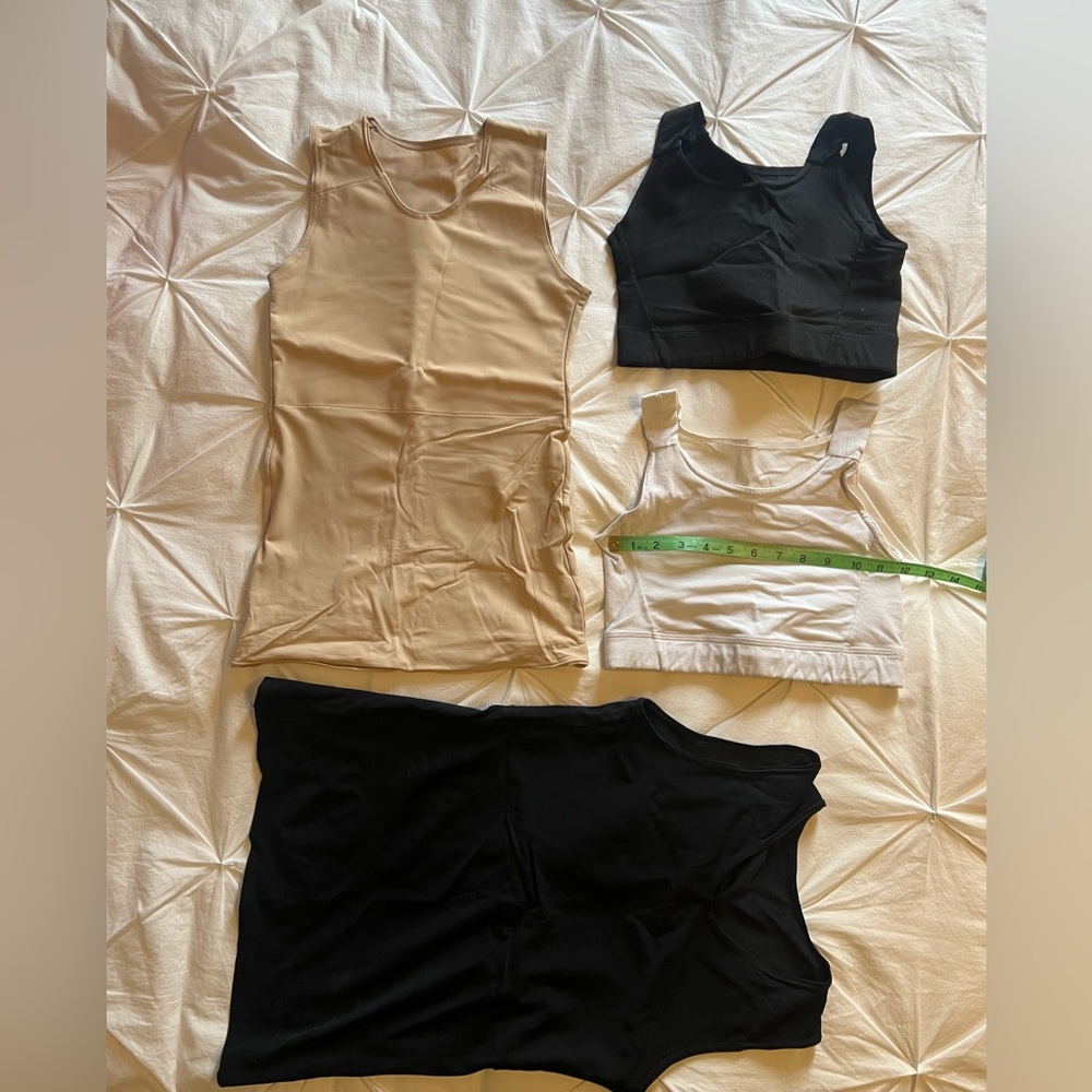 4 Chest Binders, Gender Affirming Apparel, LGBT, Trans, Compression Tops Tanks